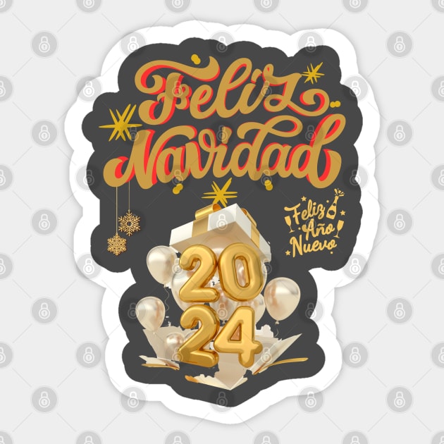 Merry Christmas and happy new year 2024 in spanish Feliz Navidad